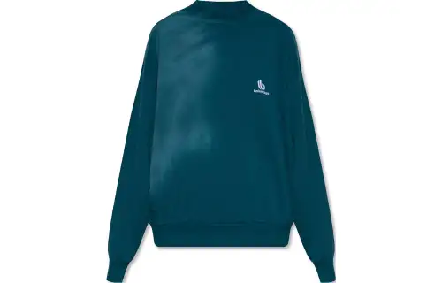 Balenciaga Sweatshirt Women's Blue Green