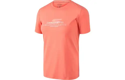 Skechers T Shirt Women's Orange Red