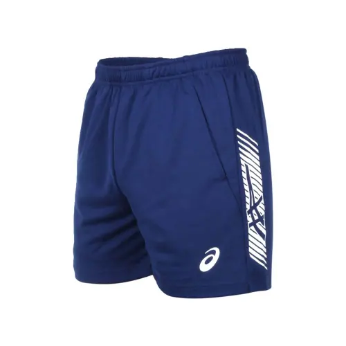Asics Casual Shorts Men's Dark Blue White