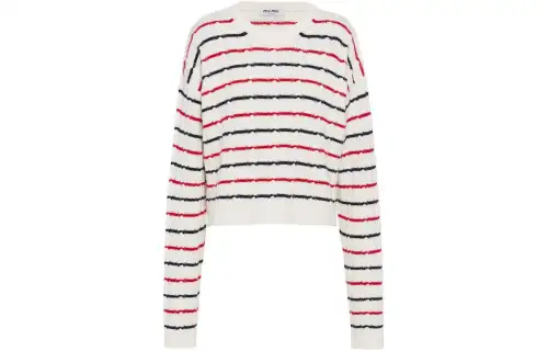 MIU MIU FW22 Cashmere Sweater Women's Multicolor