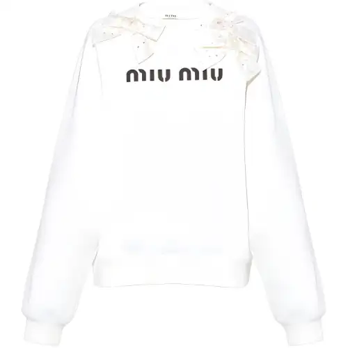 MIU MIU Sweatshirt Women's White