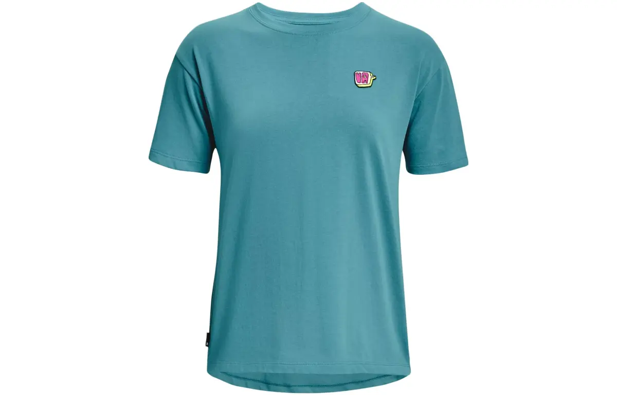 Under Armour T-Shirts Women's Glacier Blue Crew Neck Moderate