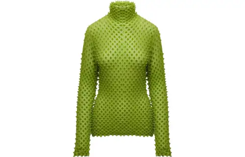 Bottega Veneta Sweatshirts Women's Green Turtleneck Moderate