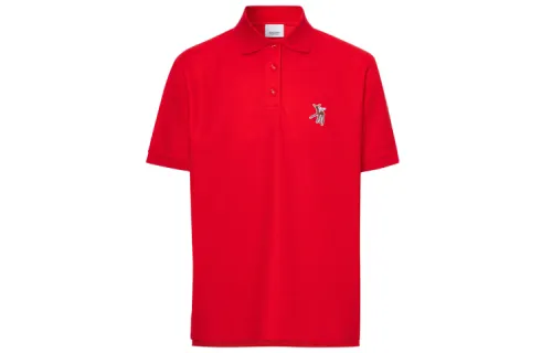 Burberry Polo Shirt Women's Red