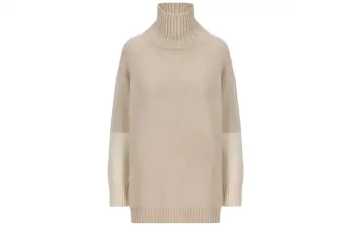 Loro Piana Sweaters Women's Beige Turtleneck Moderate Other