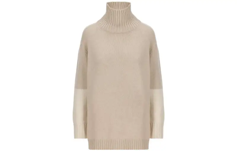 Loro Piana Sweaters Women's Beige Turtleneck Moderate Other