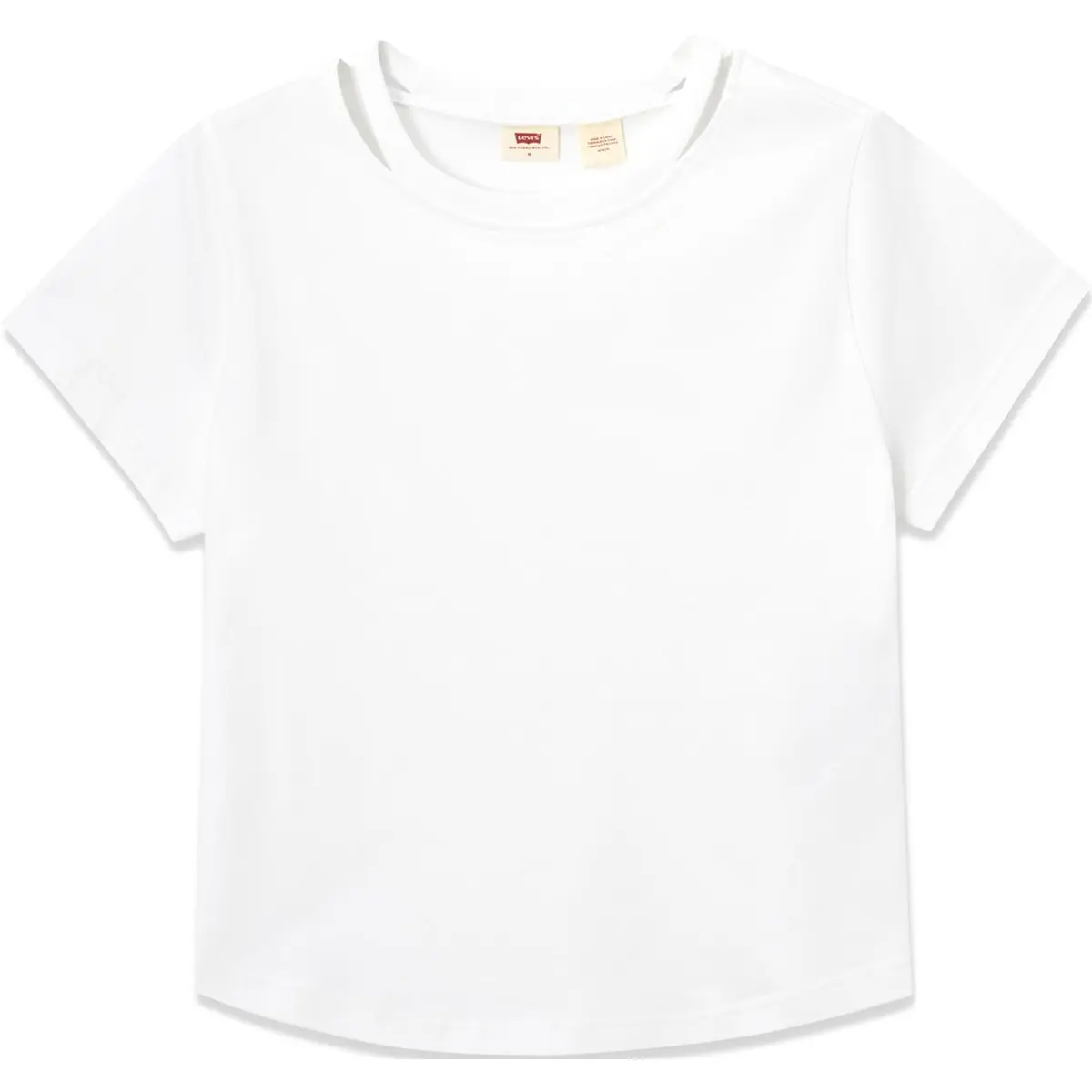 Levi's T-Shirts Women's White Crew Neck