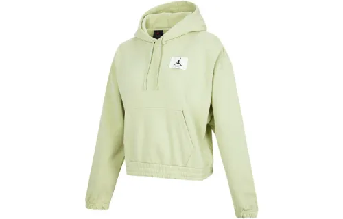Jordan ESSENTIALS Sweatshirts Women's Green Hooded Moderate Regular