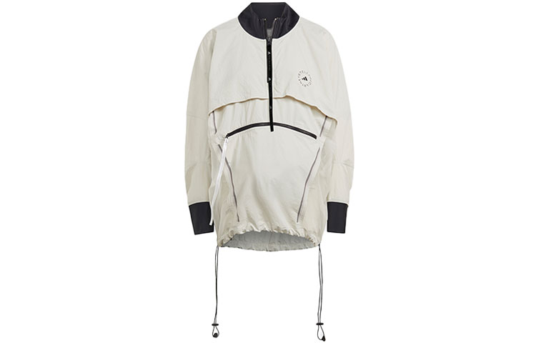 Женская куртка adidas ASMC Bd Pullon (серо-белая)