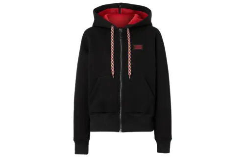 Burberry Sweatshirt Jacket Women's Black
