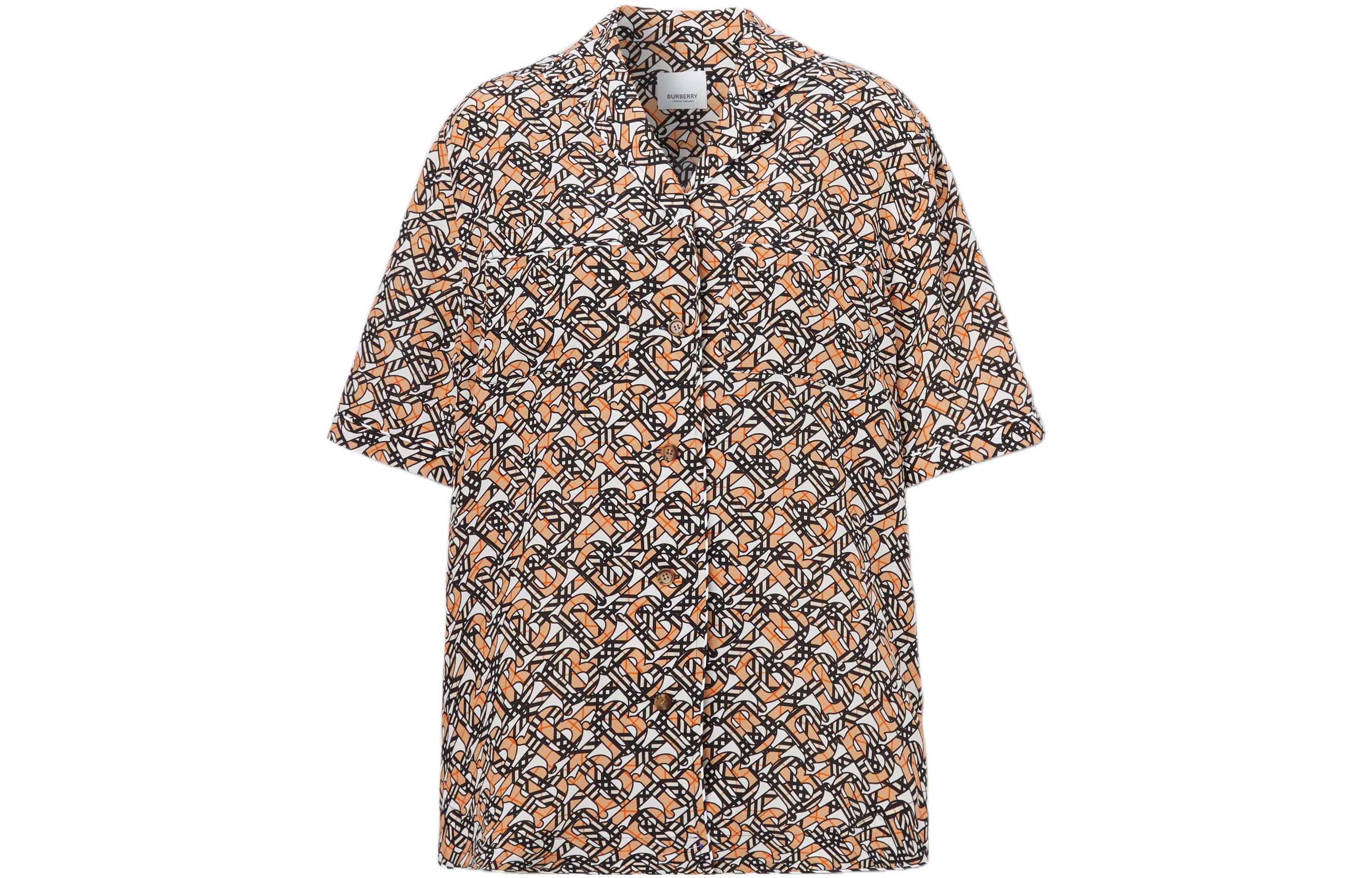 Женская рубашка Burberry (коричневая)
