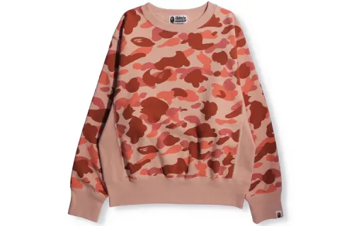 A BATHING APE 1st Camo Front Zip Sweatshirt Ladies Yellow