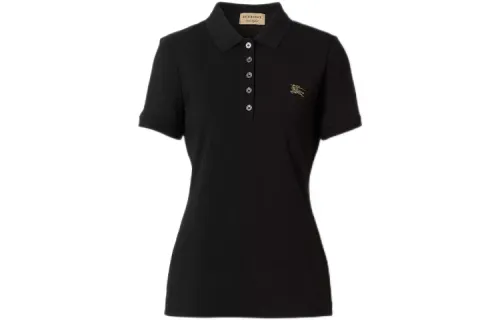 Burberry Polo Shirt Women's Black