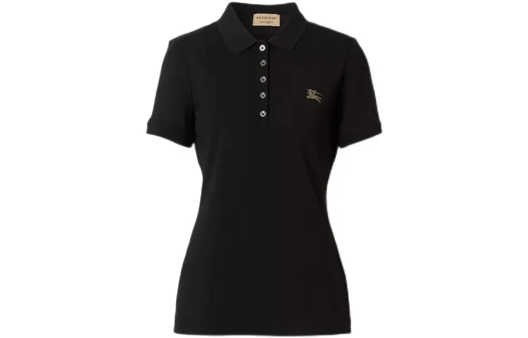 Burberry Polo Shirt Women's Black