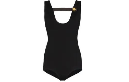 PRADA Bodysuits Women's Black Crew Neck