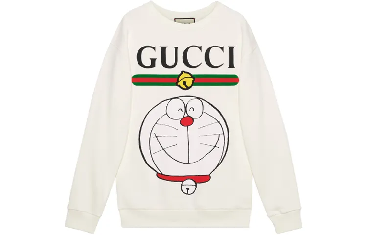 GUCCI Sweatshirt Women's Ivory White