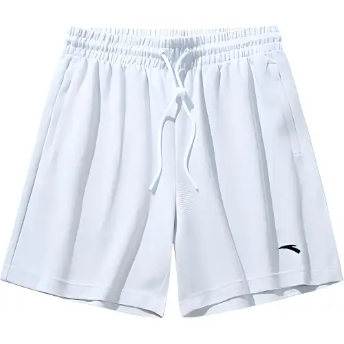 Anta Basketball Collection Casual Shorts Men's White Mist Gray