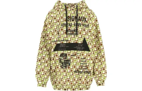 PRADA Sweatshirts Women's Green Hooded Moderate Regular