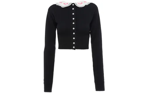 MIU MIU SS21 Cashmere Sweater Women's Black