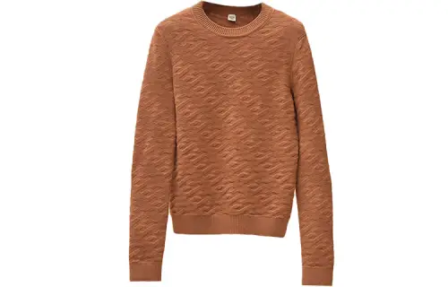 HERMES Knitwear Women's Umber Crew Neck Moderate