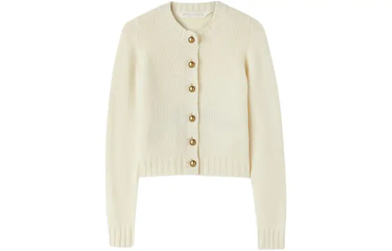 Palm Angels curved-logo wool-blend cardigan