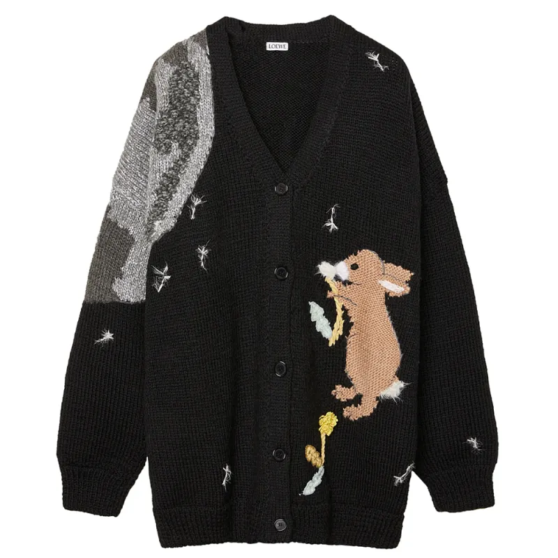 LOEWE x Suna Fujita SS25 Women's Pre Selection Collection Sweater Women's Black