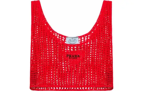 PRADA Camisoles Women's Red Moderate Straight Fit