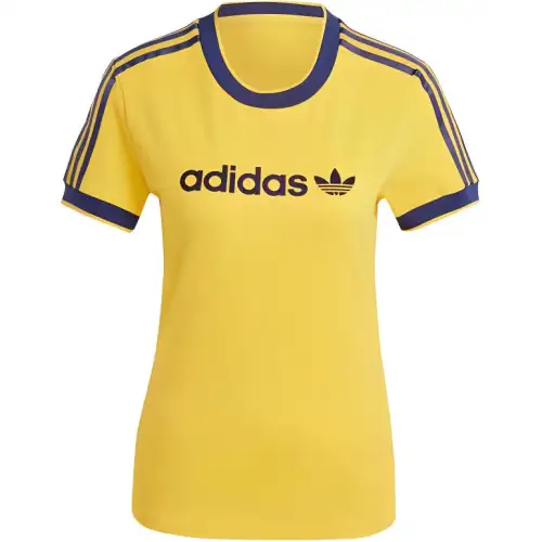 Adidas Originals T Shirt Women's Crew Yellow