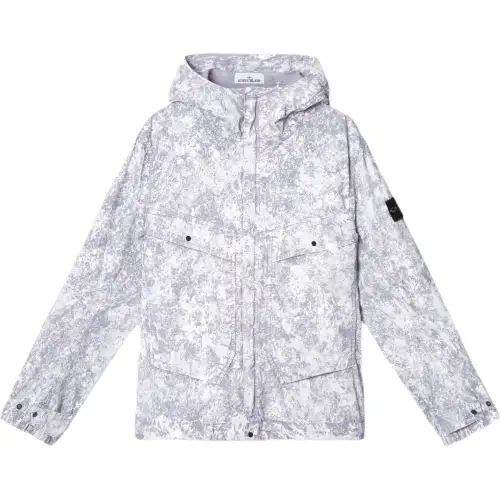 STONE ISLAND Jackets & Coats Men's Pearl Gray