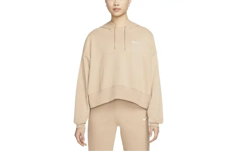 Nike Sweatshirts Women's Khaki Hooded Moderate Other