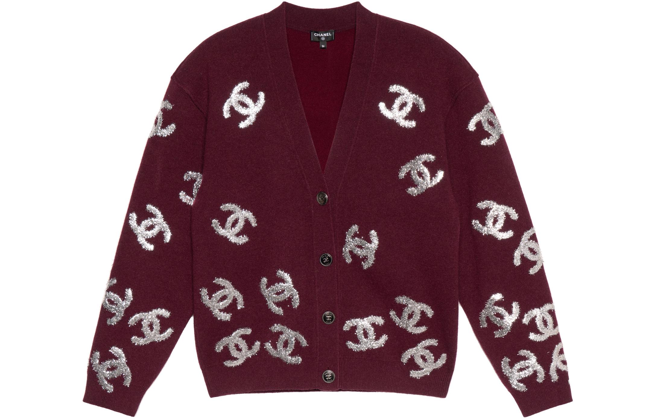 Женский кардиган Chanel SS22 (красный)