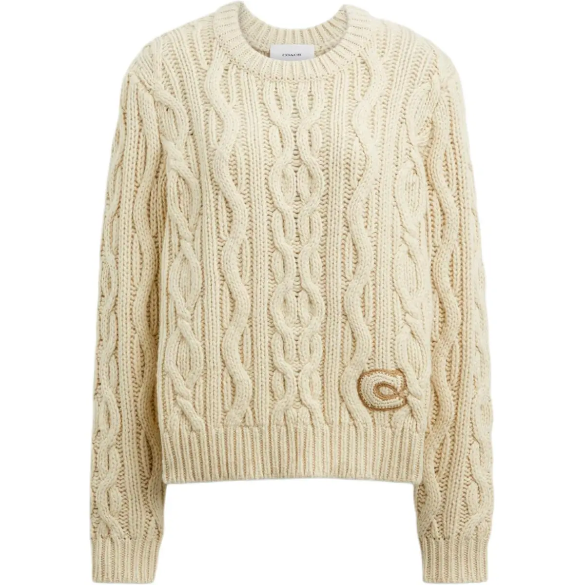 COACH FW24 Sweater Women's Cream