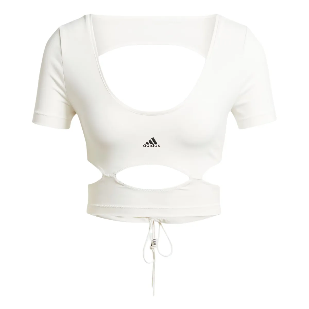 Adidas X Rui Zhou Cut Out Detailed T Shirt