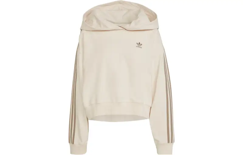 Adidas Originals Sweatshirts Women's Yellow White Hooded Moderate Regular