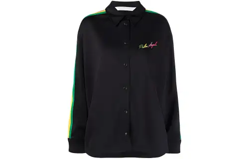 Palm Angels Miami logo-embroidered shirt