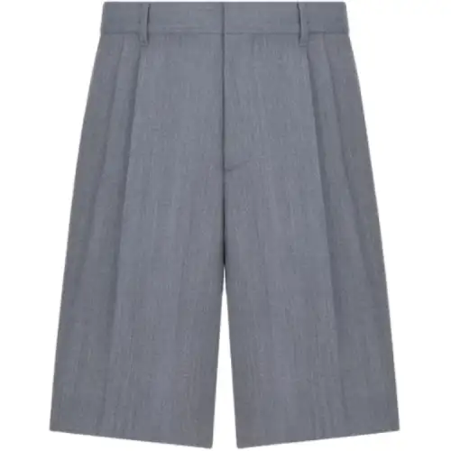 DIOR Casual Shorts Men's Gray Moderate