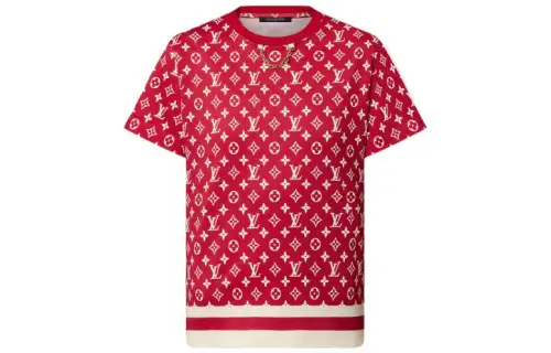 LOUIS VUITTON 1AB7I6 Stripe Accent Monogram T Shirt