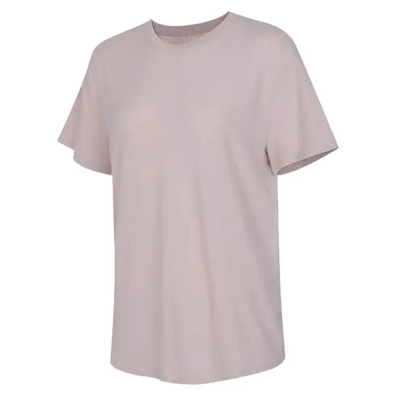 Nike T Shirts Women's Pink Crew Neck Moderate Other