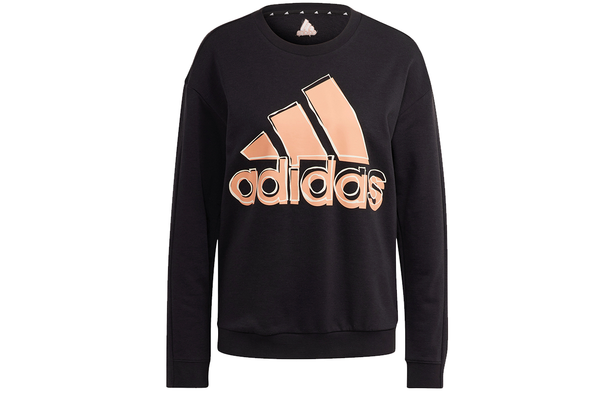 Женский свитшот adidas W Big Logo Swt (черный)