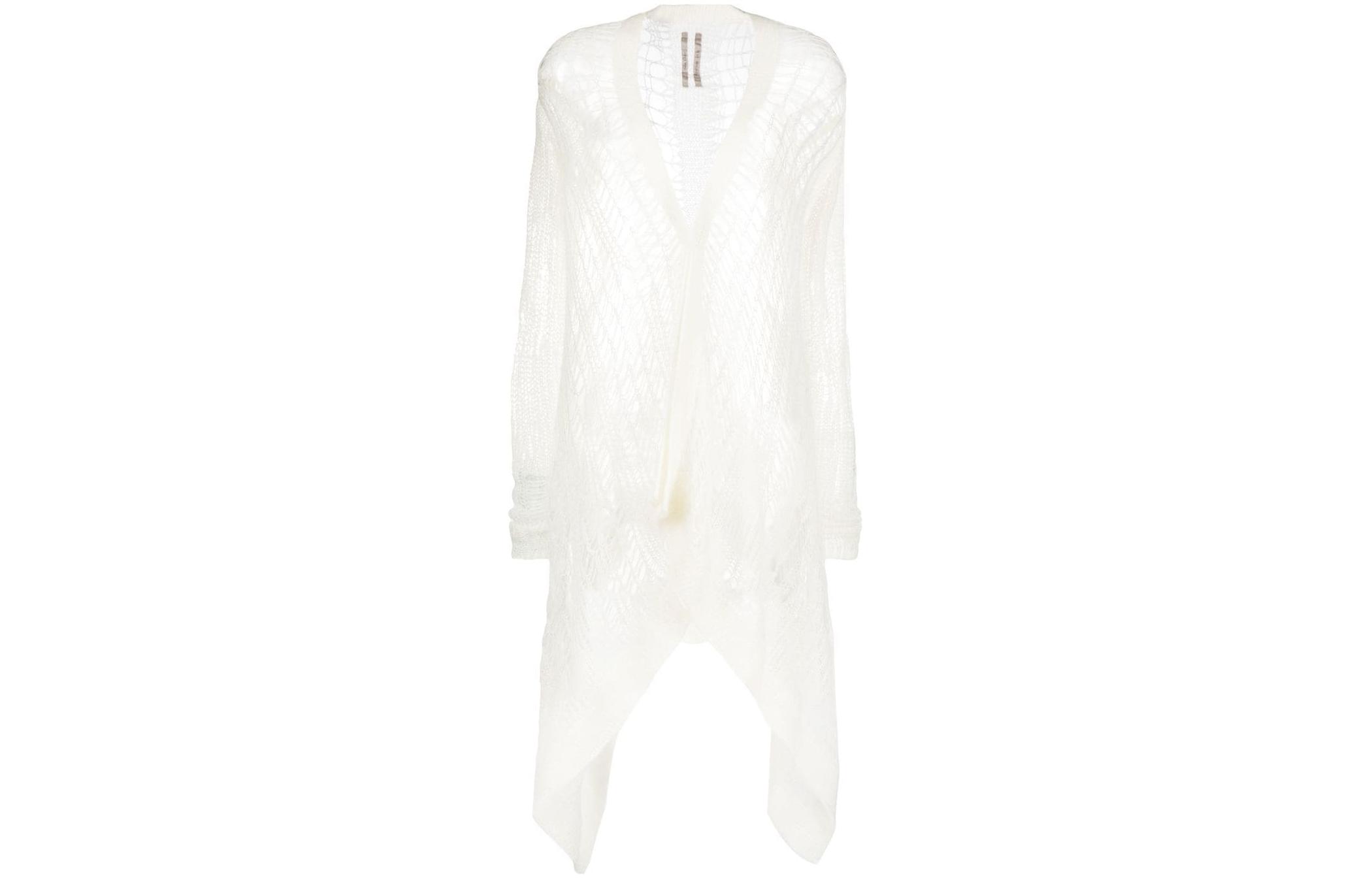 RICK OWENS Distressed-finish Cardigan