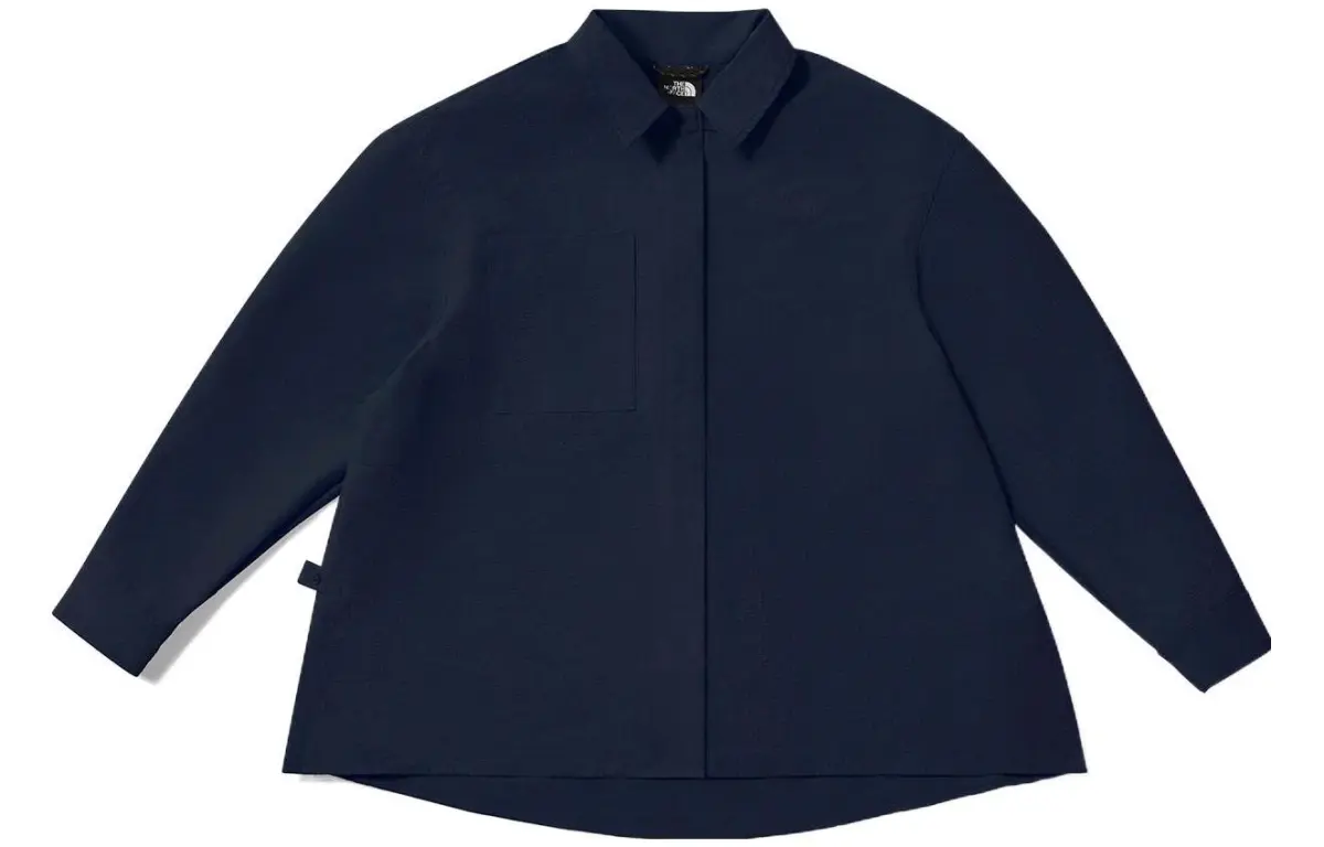 THE NORTH FACE Shirts Women's Dark Blue Lapel Moderate Straight Fit