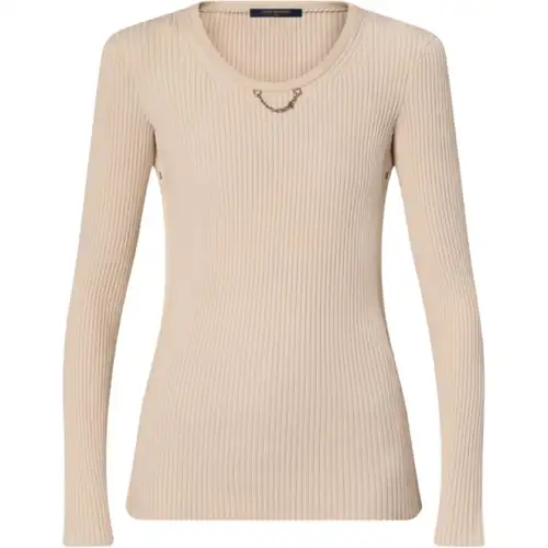 LOUIS VUITTON Ribbed Knit Pullover