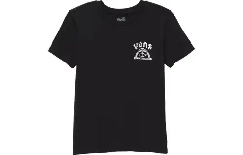 Vans T Shirts Women's Black Crew Neck Moderate Straight Fit