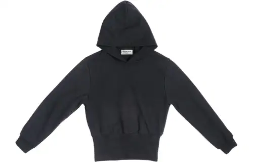 Balenciaga Sweatshirts Women's Black Hooded Moderate Other