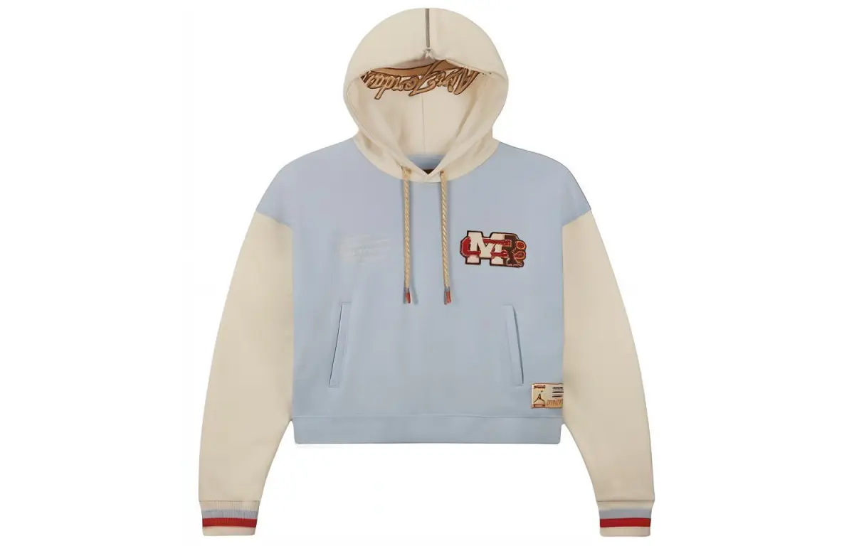 Jordan X Maison Chateau Rouge Women's Fleece Top Hoodie Blue
