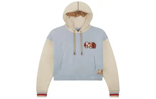 Jordan X Maison Chateau Rouge Women's Fleece Top Hoodie Blue