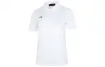 Under Armour Polo Shirts Women's White Polo Collar Moderate Straight Fit