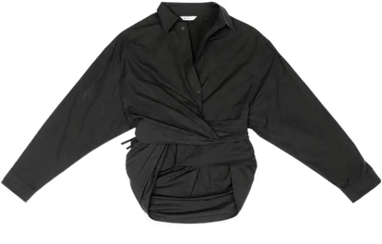 Balenciaga FW22 Shirt Loose Fit Women's Black
