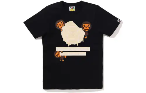 Bape Women'ss Valentine Chocolate Baby Milo Tee SS23 Black