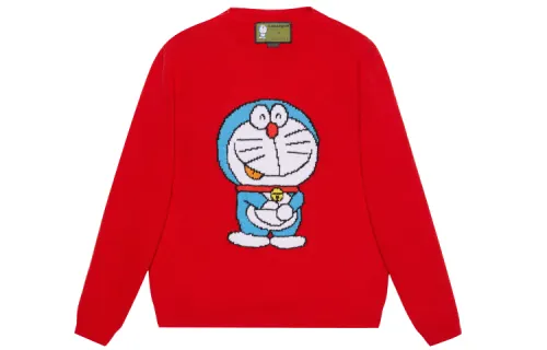 GUCCI x Doraemon Knitwear Women's Red